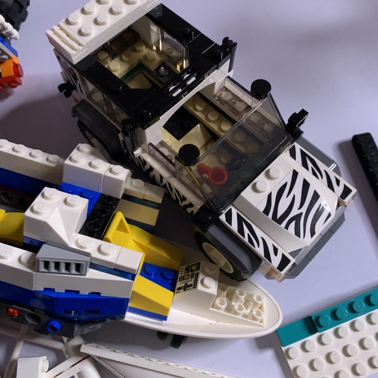 Bulk Lot Lego Jeep Safari Monster Truck Airplane 635g