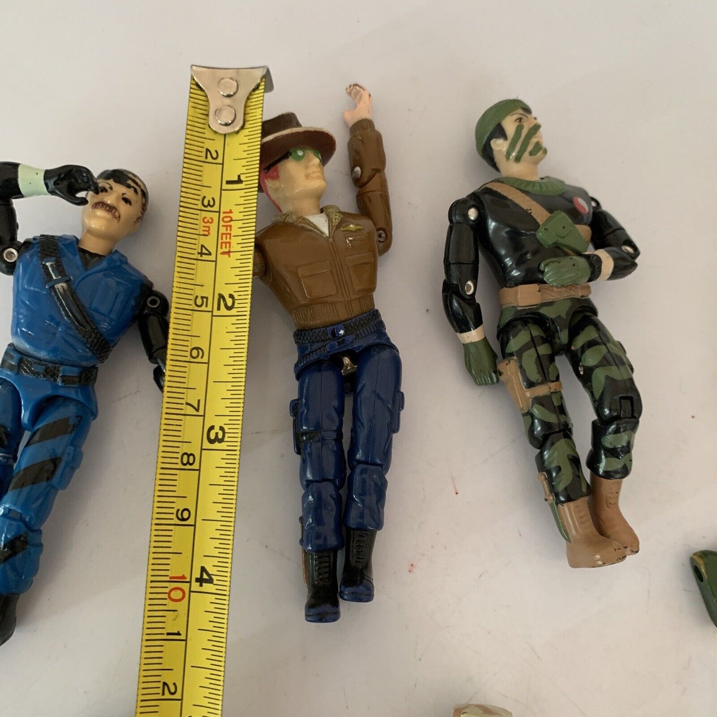 7x The Corps Lanard 1986 Military Action Figures 10cm