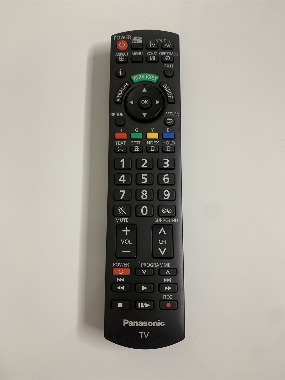 Genuine Panasonic TV Remote Control N2QAYB000352