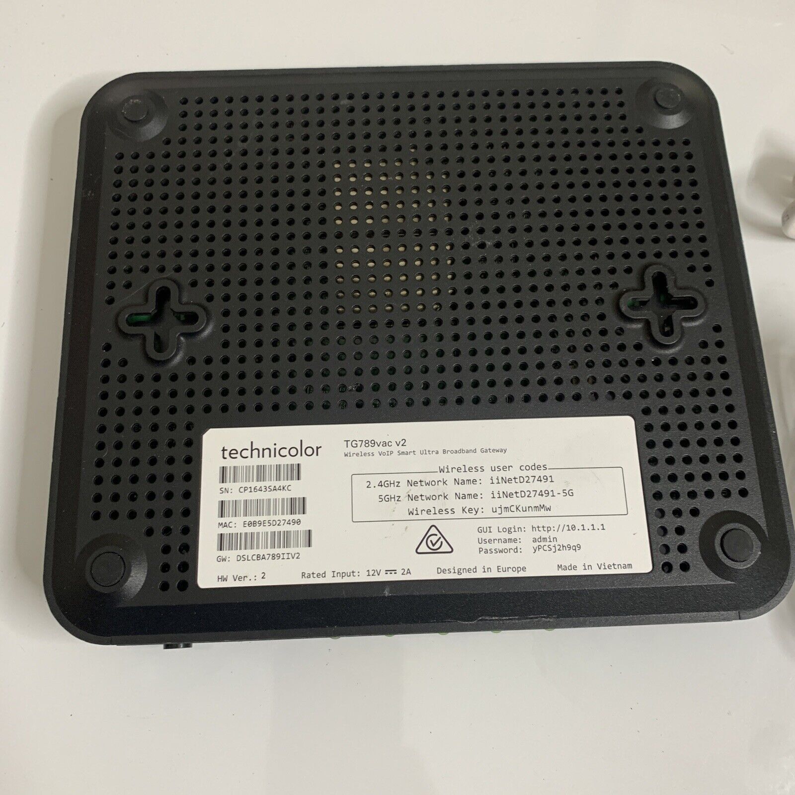 Technicolor Wireless Wi Fi VoIP Smart Ultra Broadband Gateway TG789vac technicolor-wireless-wi-fi-voip-smart-ultra-broadband-gateway-tg789vac