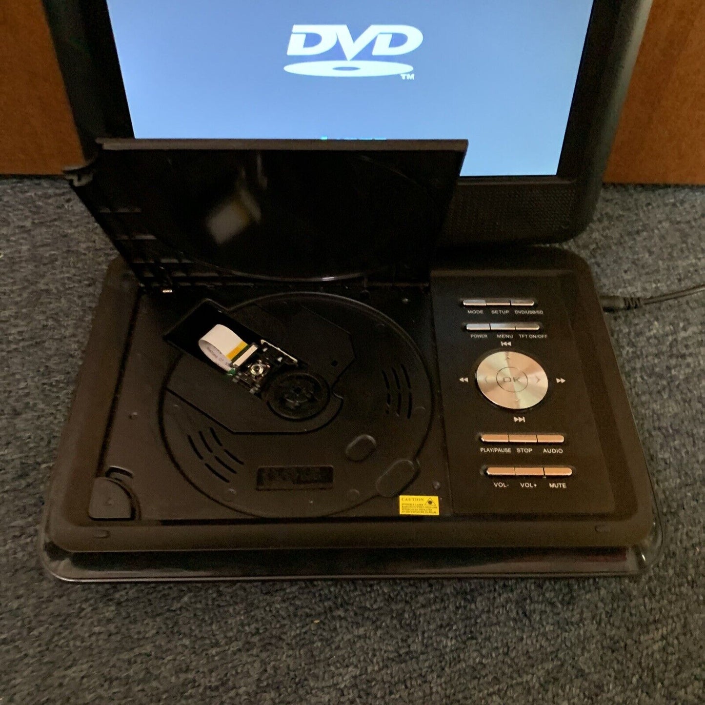 Laser DVD-PT-9C Portable 9" DVD Player All Regions