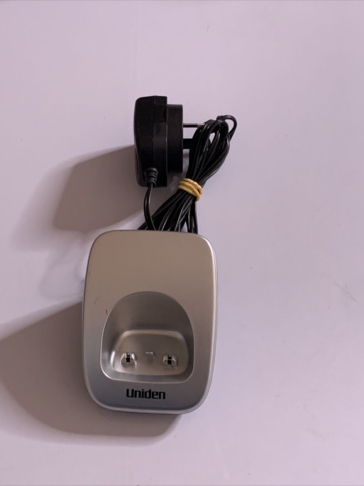 Uniden Cordless Telephone Charger and AAD-600S(M) Power Supply Silver