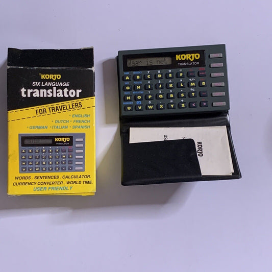 Koro Portable 6 Language Translator English Dutch French German Italian Spanish