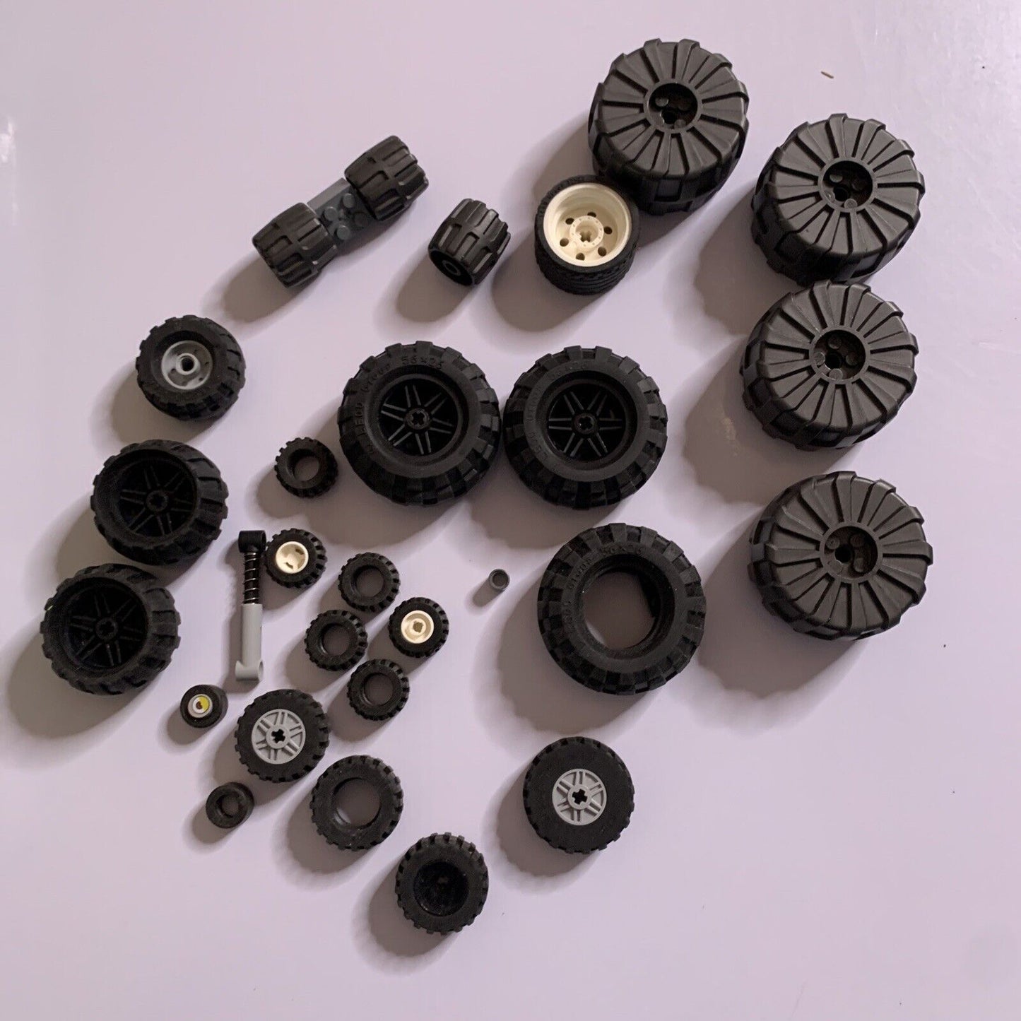 Bulk Lot Lego Wheels 55976 Tire 56 x 26 Large to Small Variety