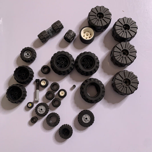 Bulk Lot Lego Wheels 55976 Tire 56 x 26 Large to Small Variety