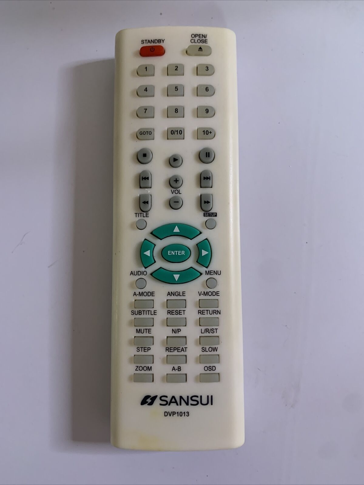 Genuine Sansui DVP1013 Remote Control for Sansui DVD Player