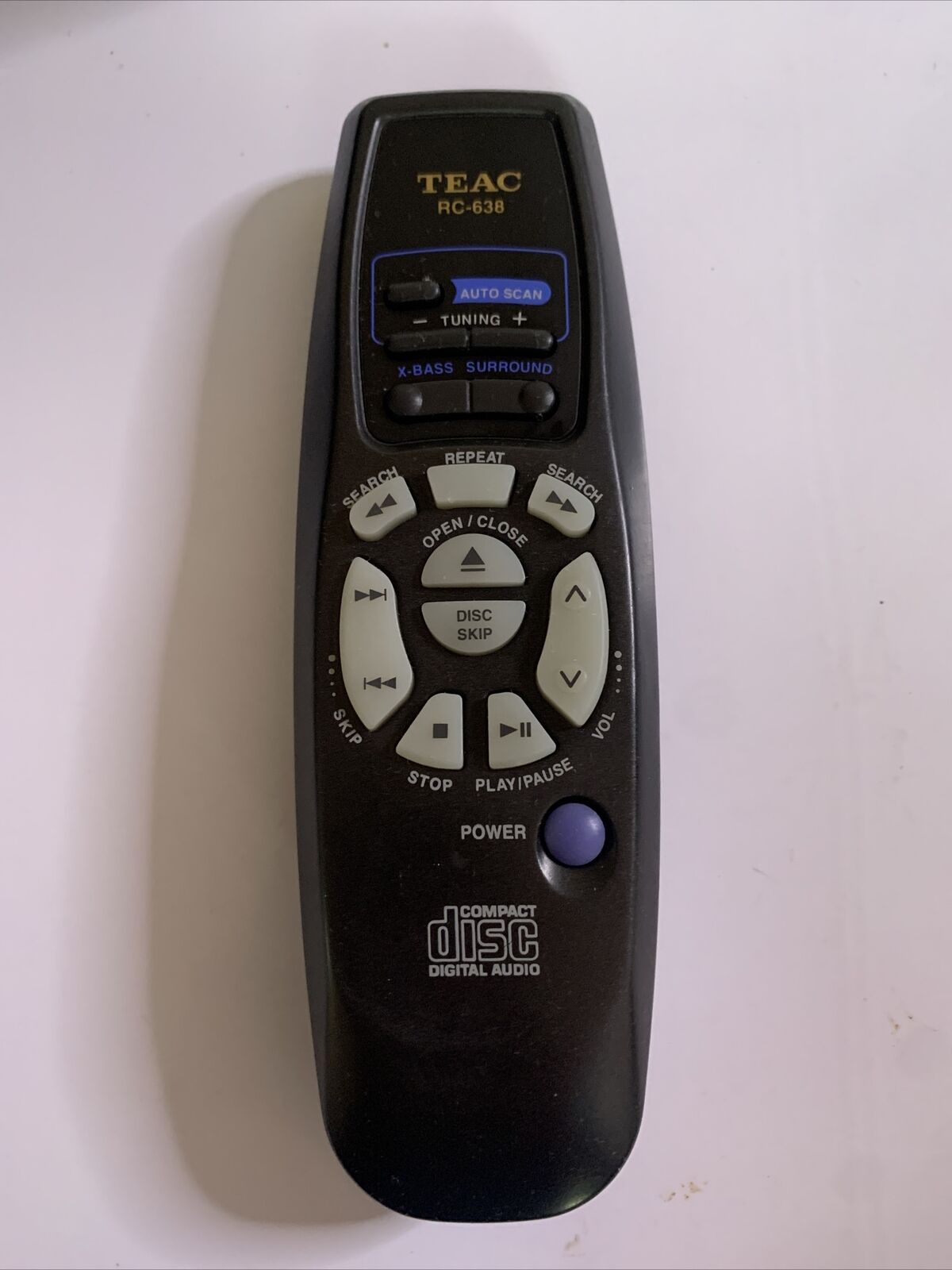 Genuine Teac RC-638 Remote Control for CD Player