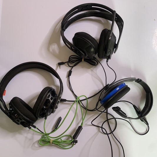 3x Gaming Headset Plantronics RIG + Turtle Beach Ear force P4C 3.5mm - Working