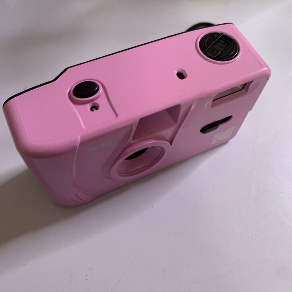Kodak M35 35mm Film Camera Pink with Flash Retro Unit
