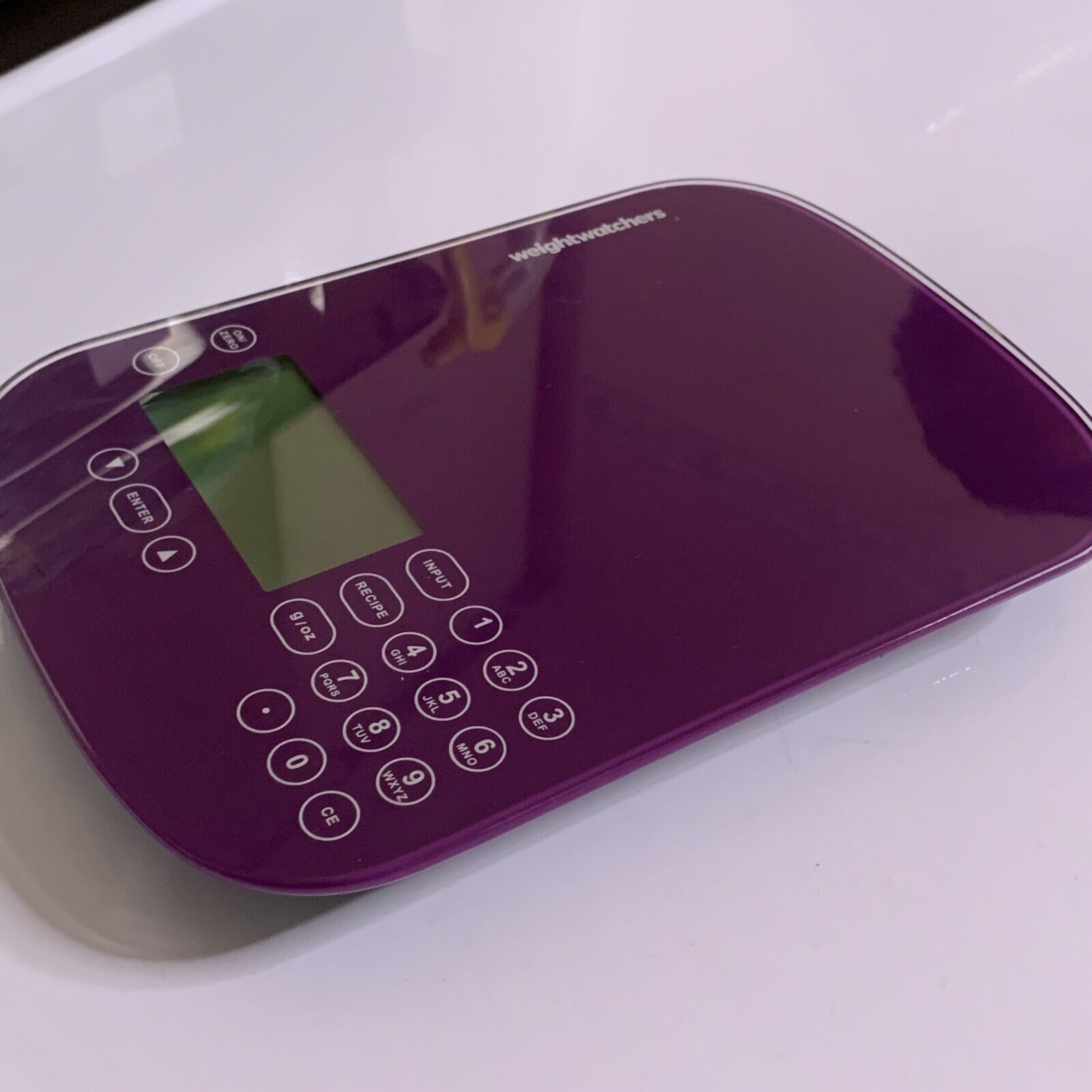 Weight Watchers Electronic Food Scale with Calculator Retro Unit