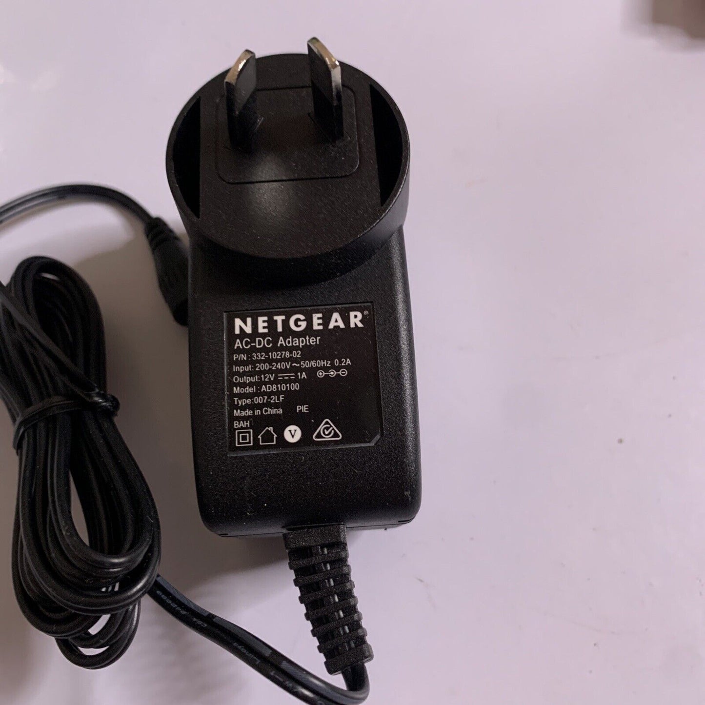 Netgear AC-DC Adapter AD810100 Power Supply 12V 1A