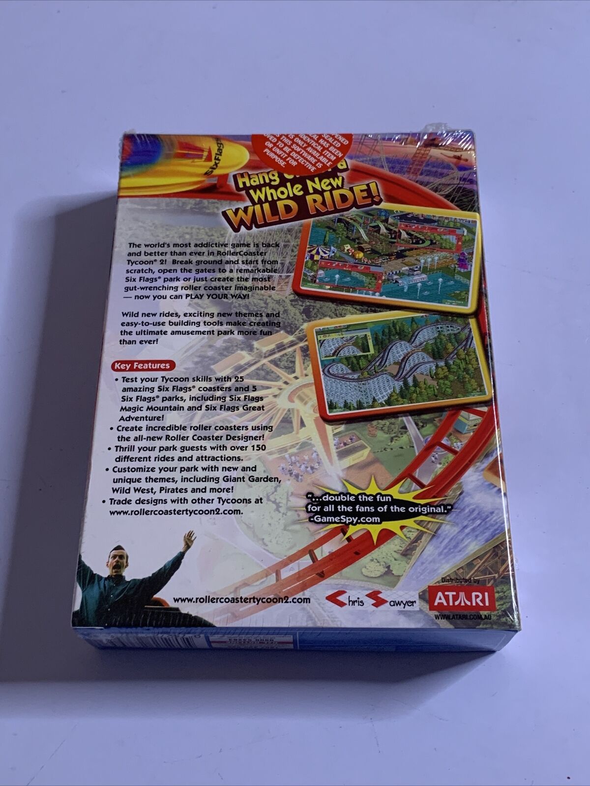 *New Sealed* Roller Coaster Tycoon 2 - PC Windows Game in Box