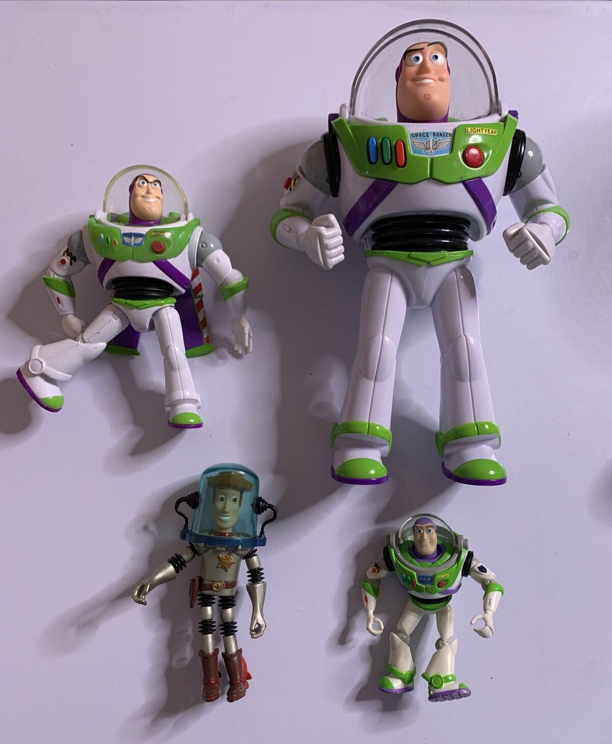 4x Toy Story Action Figure Woody Buzz Lightyear, Space Woody