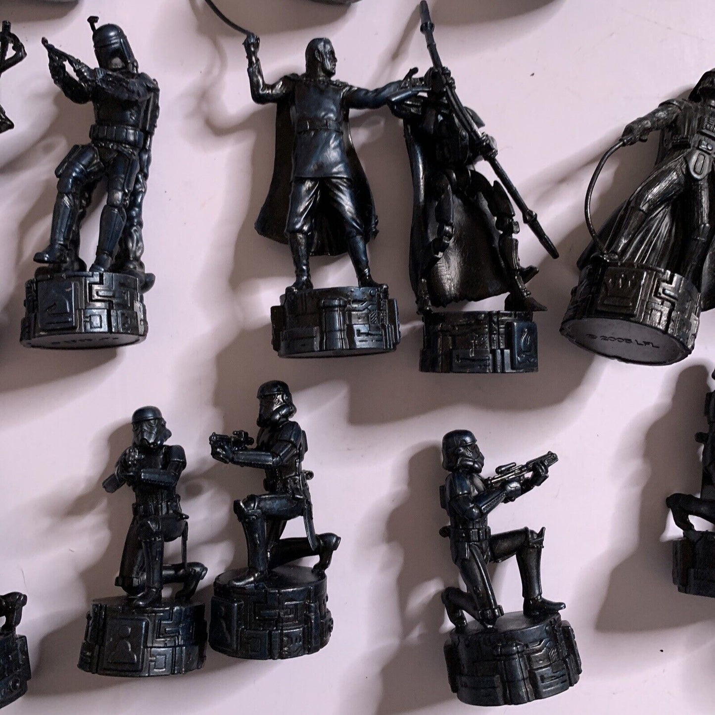 Official Star Wars 32 Pieces LFL Chess Pieces Set 2005 Action Pieces