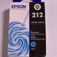 Epson 212 Cyan Ink Cartridge GENUINE Original Toner C13T02R292 NEW