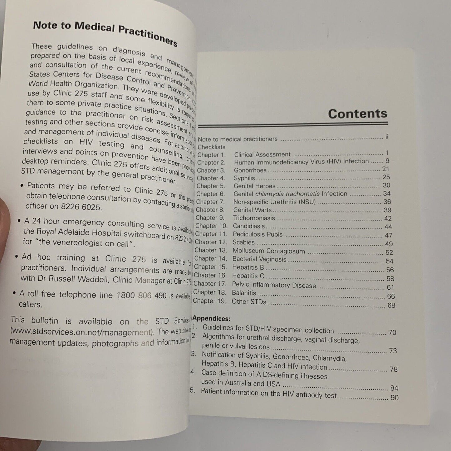 Diagnosis And Management of STDs Including HIV Infection 2000 Fifth Edition