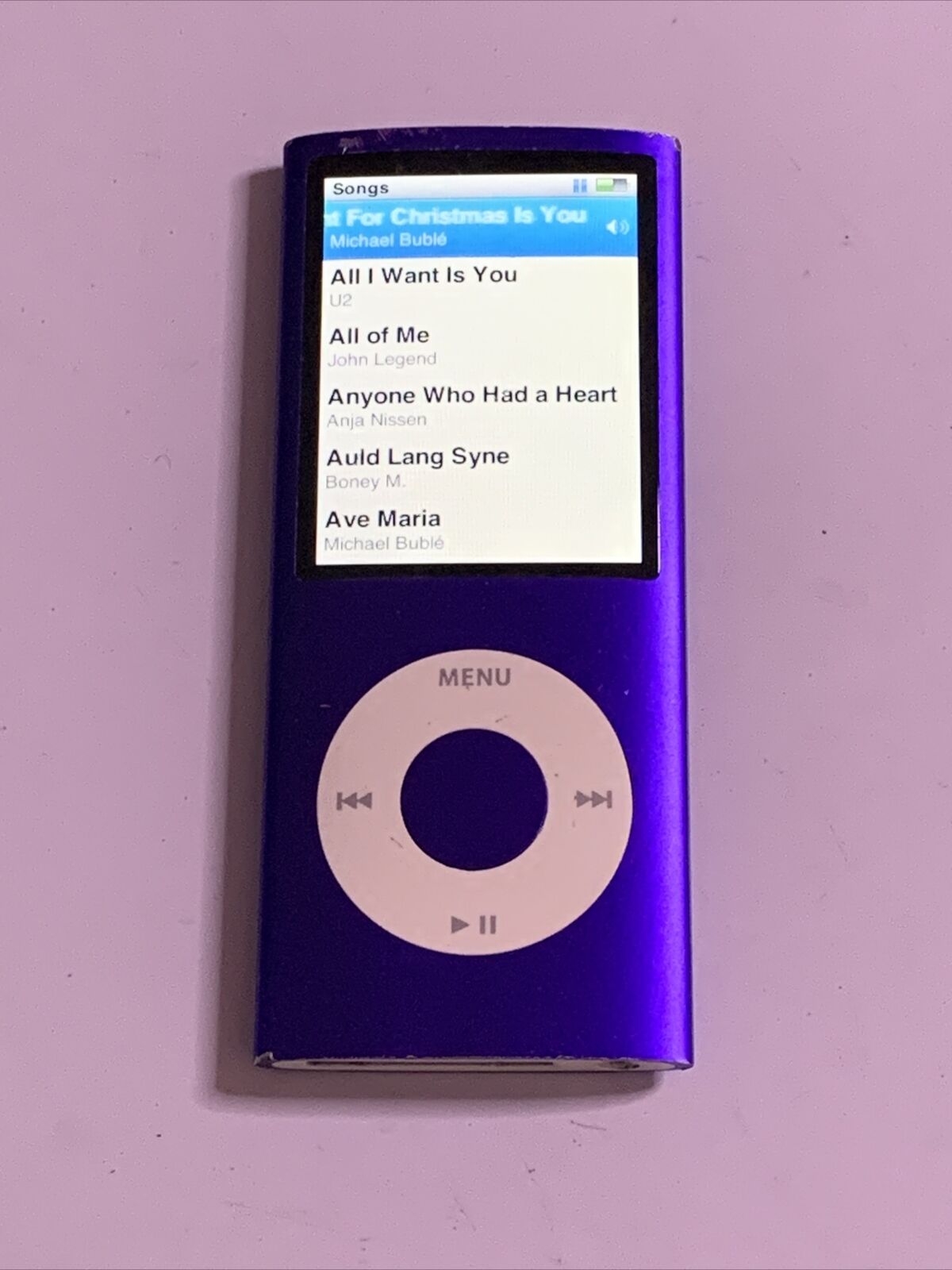 IPod deals nano 4th Gen 8gb purple new