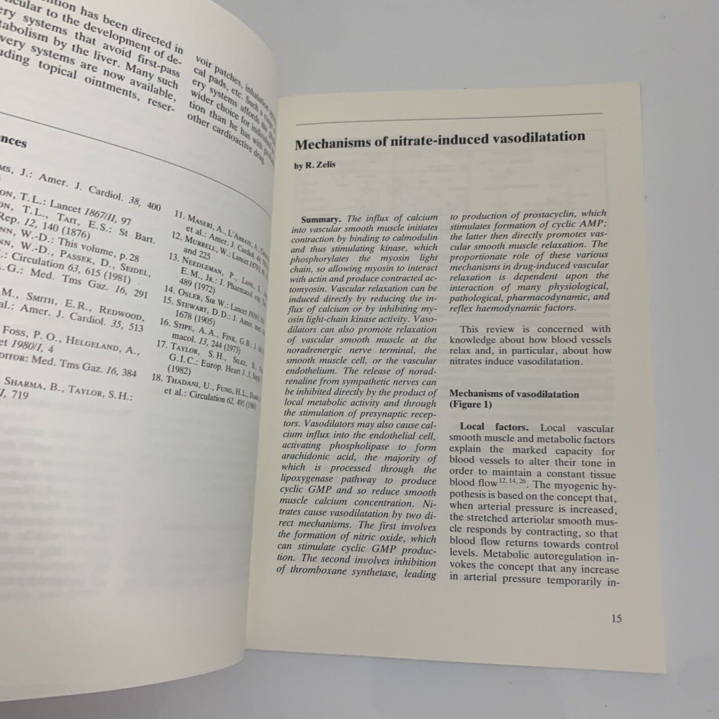 New Horizons In Nitrate Therapy by W D Bussmann SH Taylor