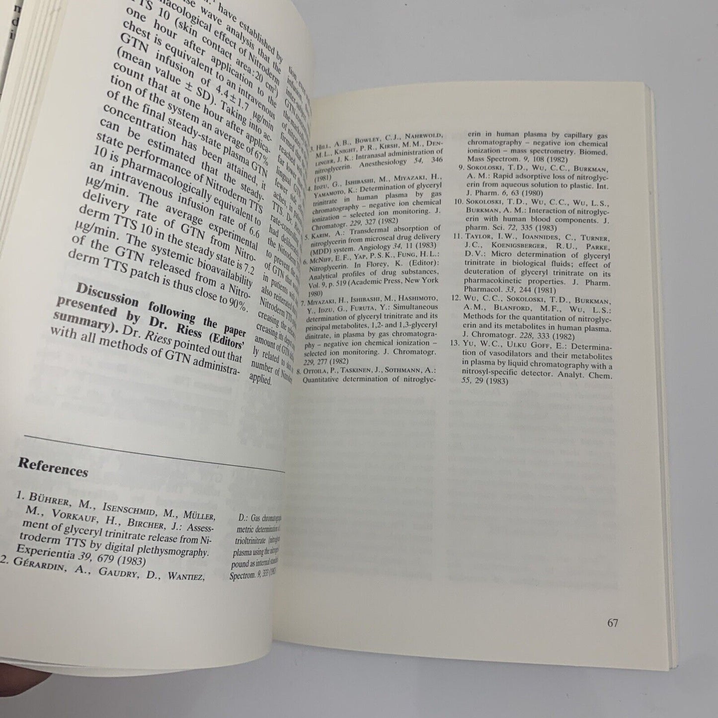 New Horizons In Nitrate Therapy by W D Bussmann SH Taylor