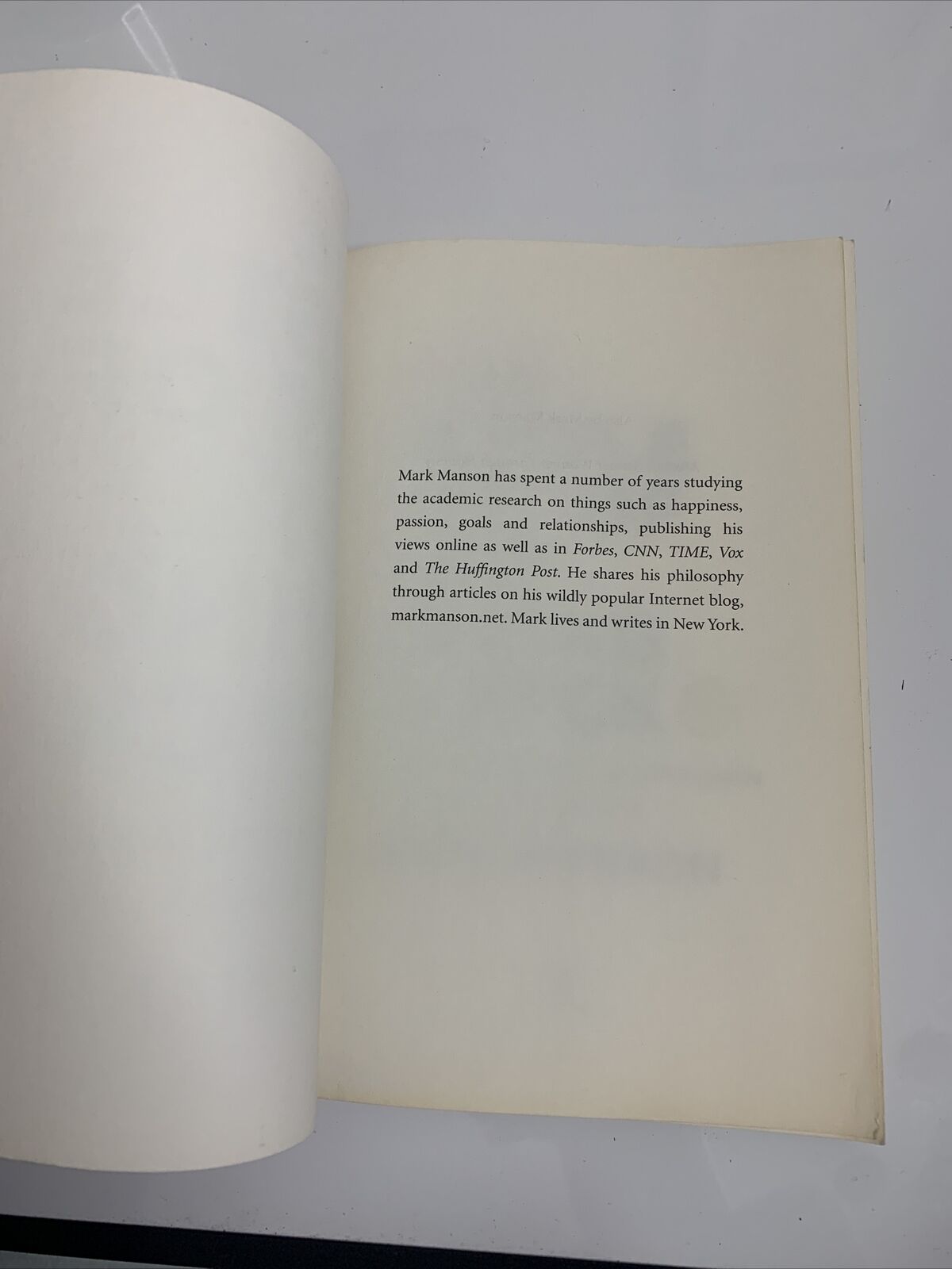 The Subtle Art of Not Giving a F*Ck by Mark Manson