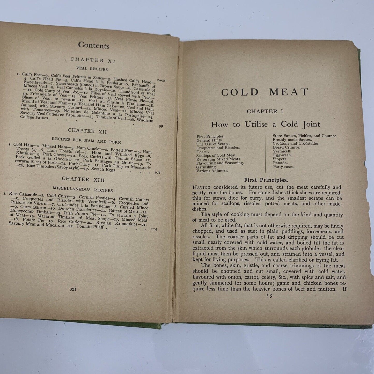 Cold Meat and How To Disguise It by M E Rattray 1904