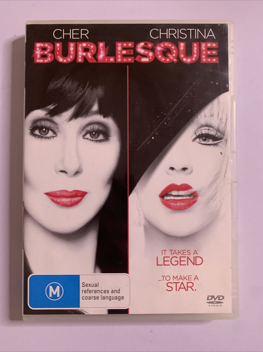 Burlesque (DVD, 2010) Cher, Christina Aguilera, Eric Dane Region 4