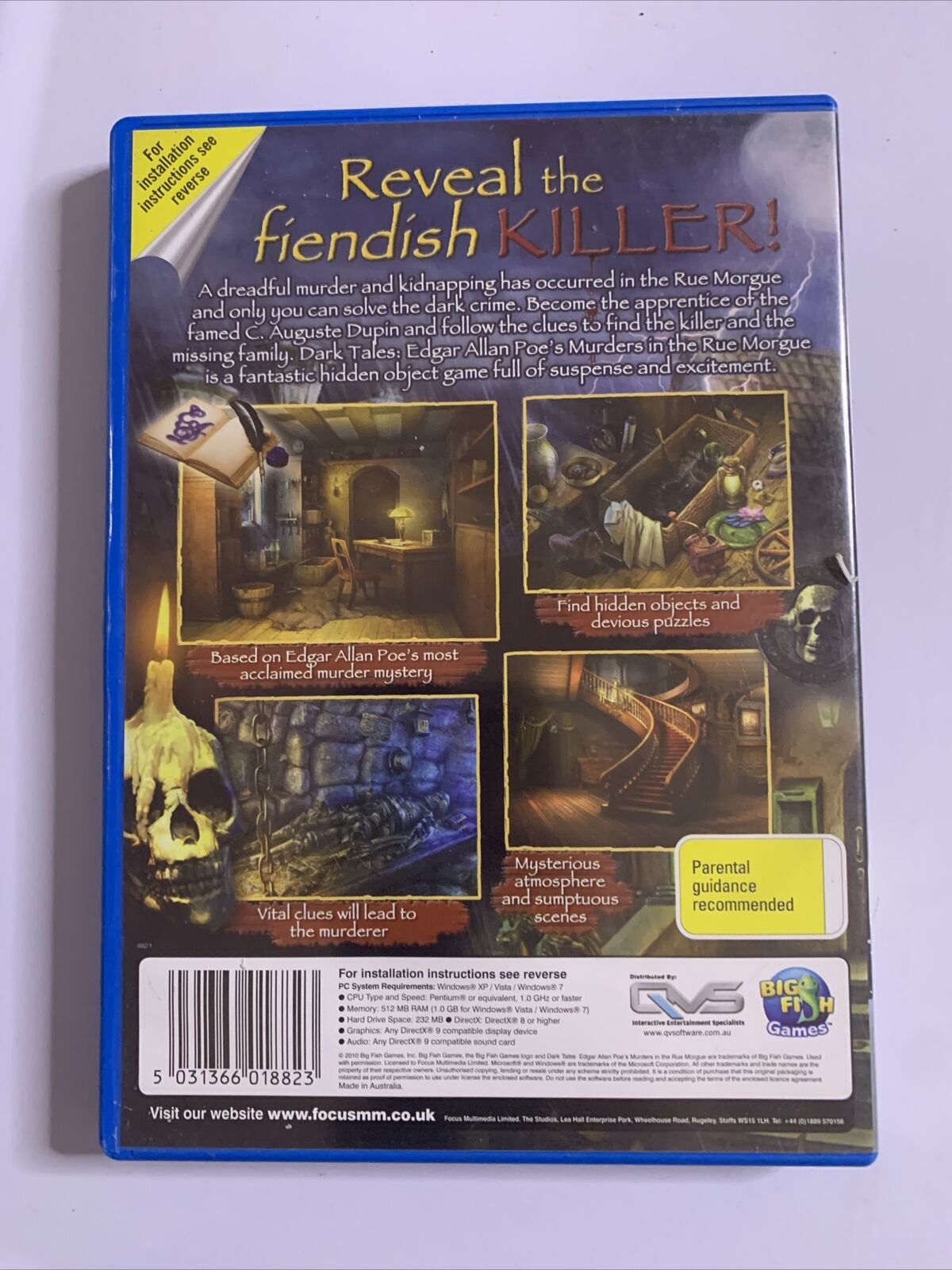 The Uncharted Islands + Murders In the Rue Morgue - PC 2x Hidden Object Game