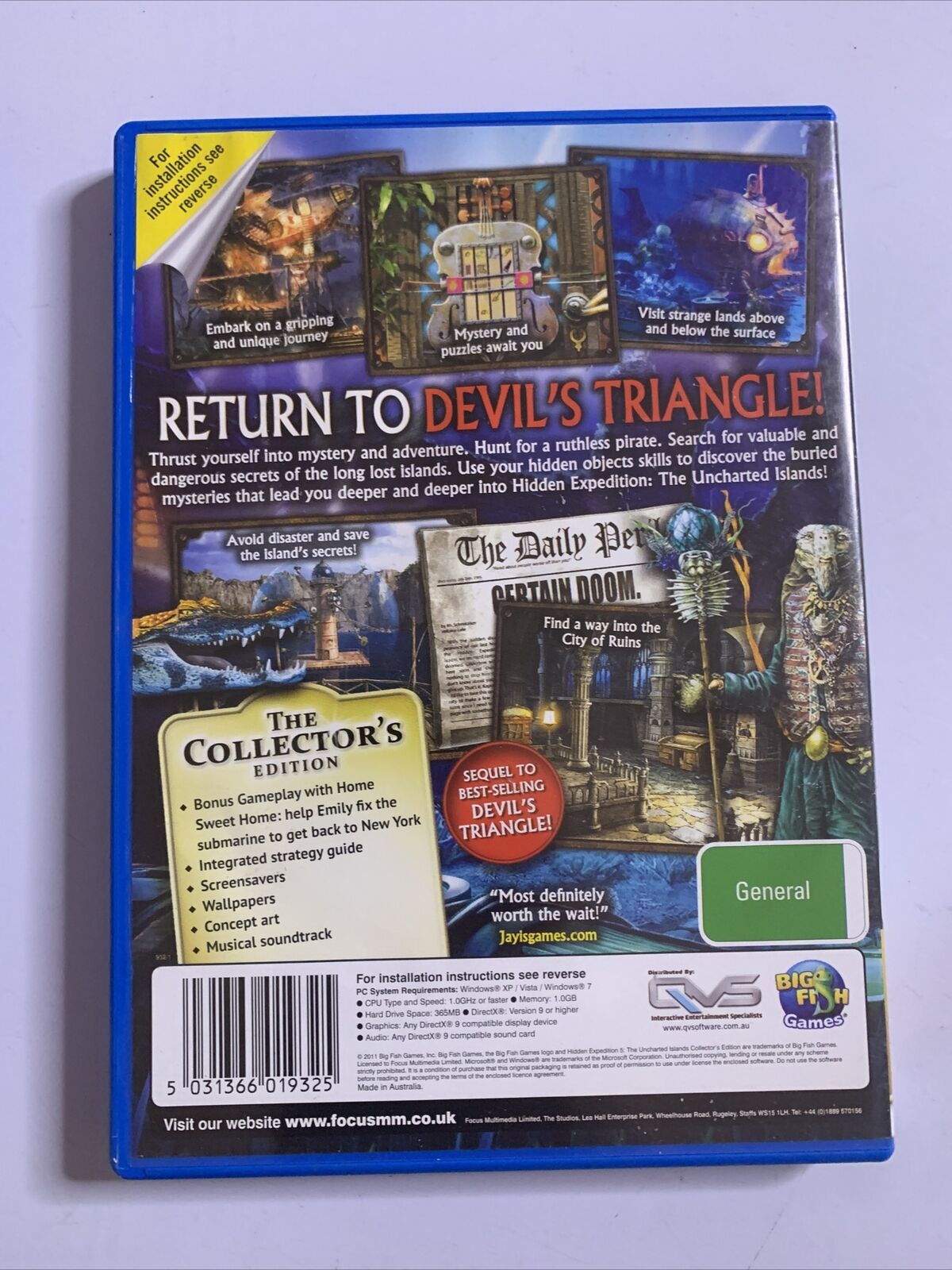 The Uncharted Islands + Murders In the Rue Morgue - PC 2x Hidden Object Game