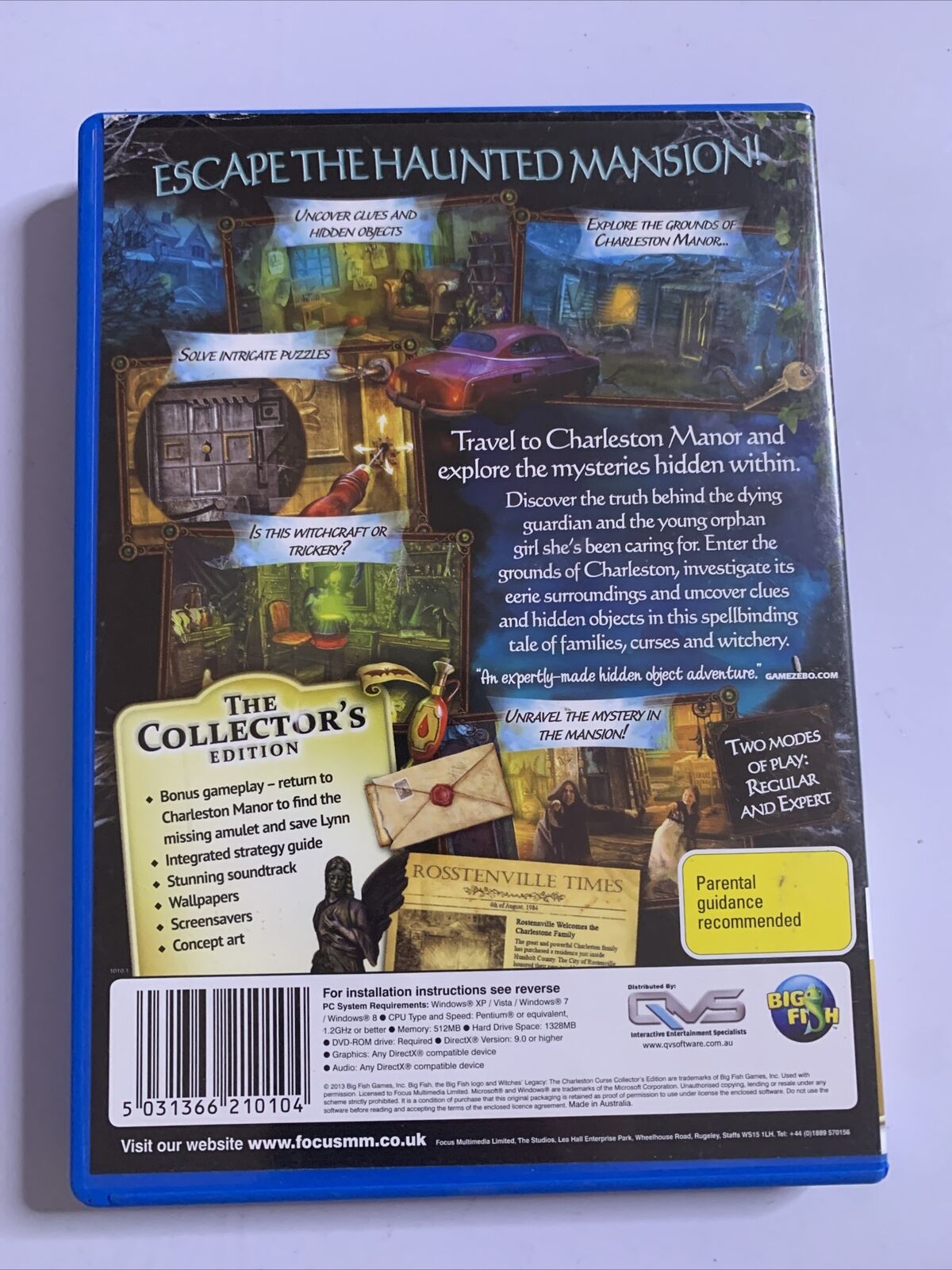Nightmares From the Deep + Witches Legacy - PC Windows 2x Hidden Object Games
