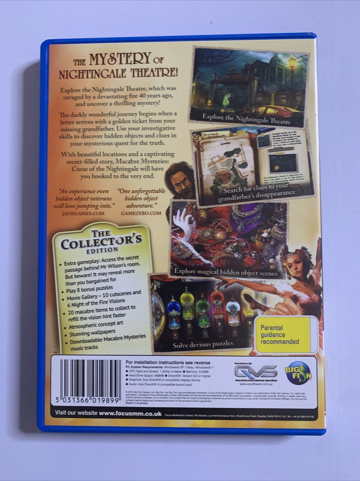 Macabre Mysteries Curse of Nightingale + Millennium Secrets Emerald Curse PC