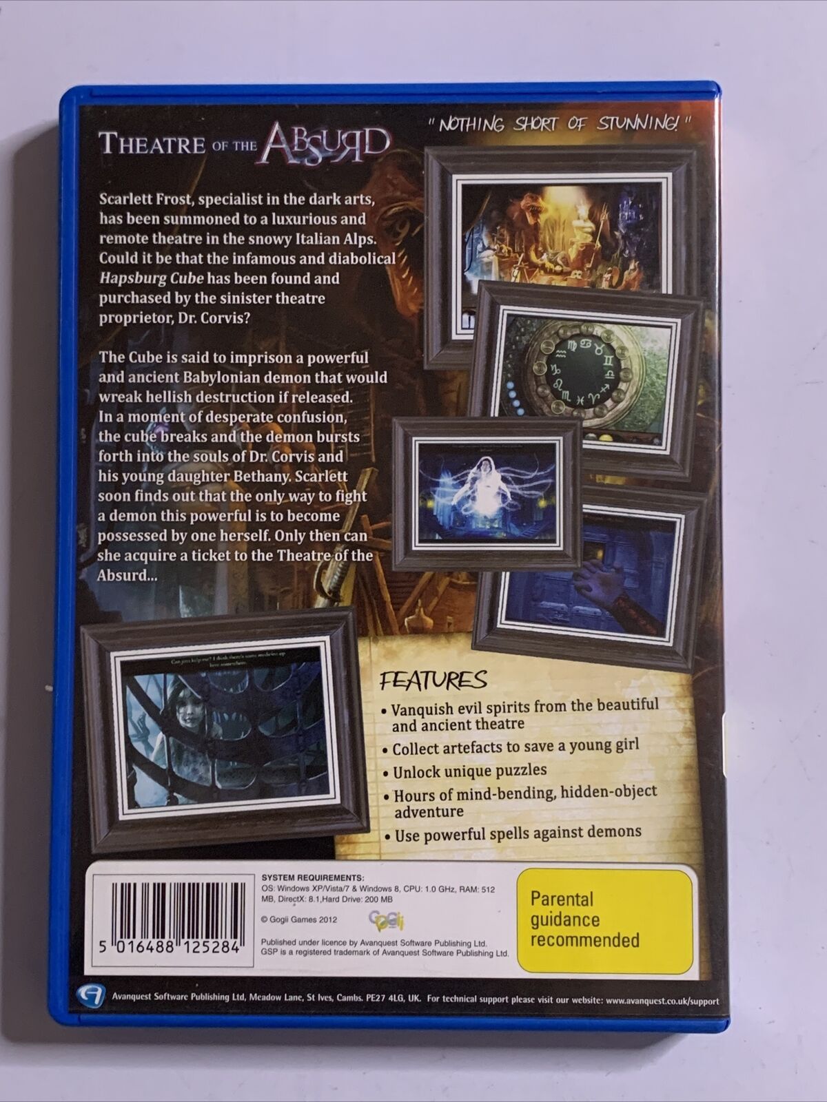 Them The Summoning + Theatre of the Absurd - PC Windows  2x Hidden Object Game