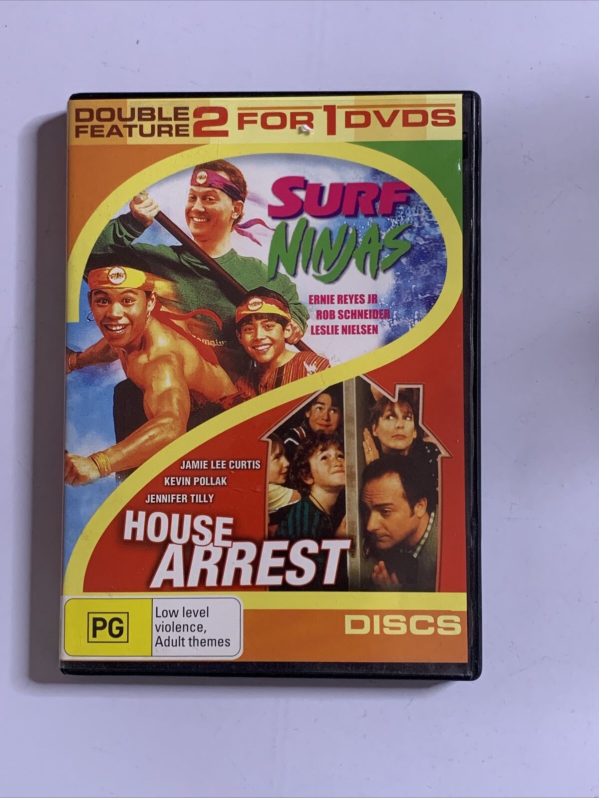 Surf Ninjas / House Arrest (DVD, 1993) Rob Schneider, Jamie Lee Curtis Region 4