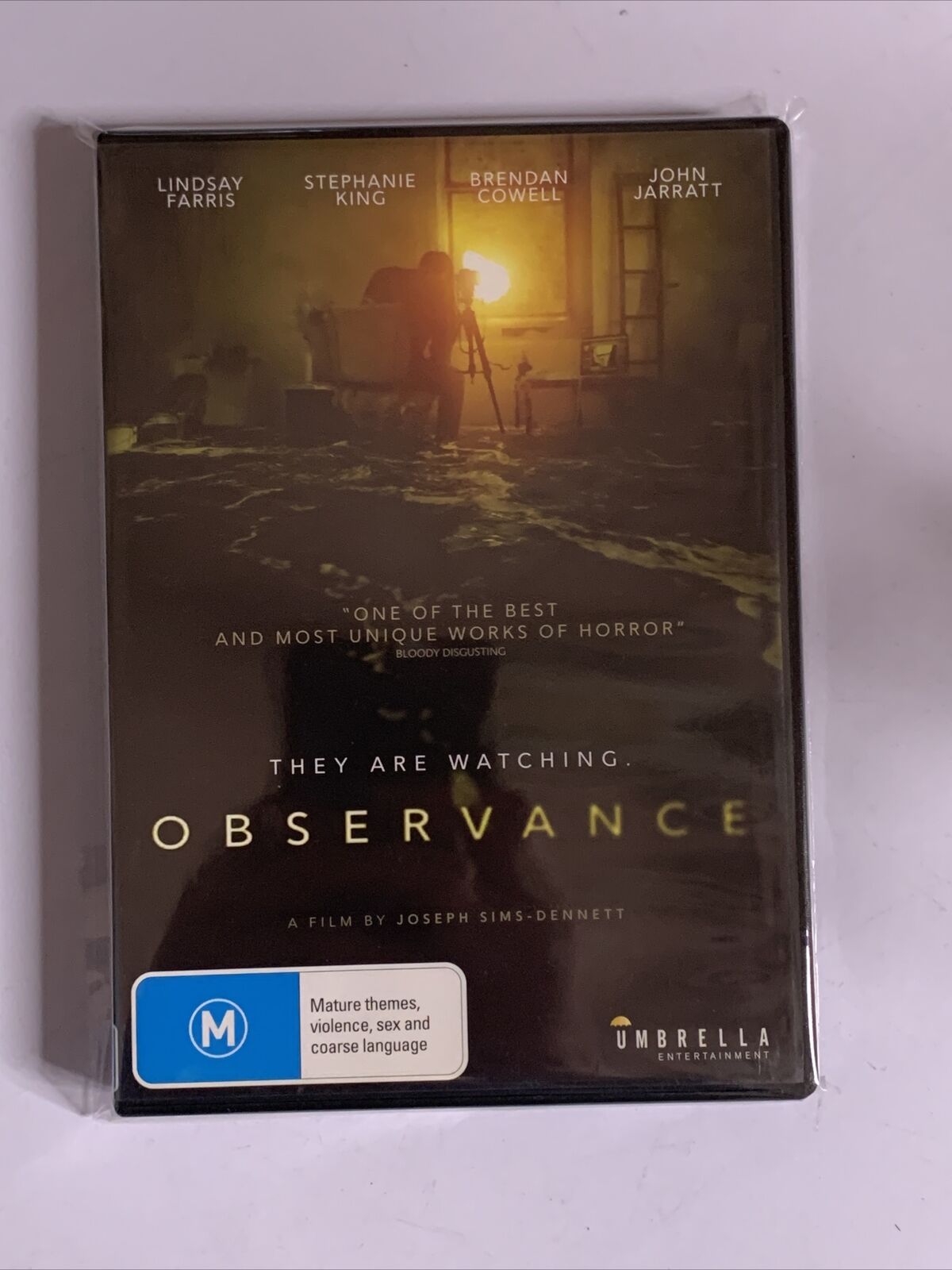 Observance (DVD, 2015) Brendan Cowell, John Jarratt, Lindsay Farris Region 4 NEW