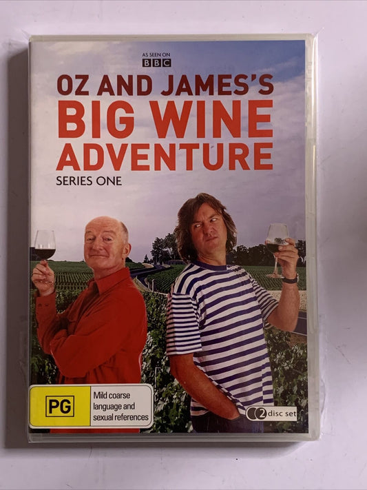 Oz And James's Big Wine Adventure - Series 1 (DVD,2006) James May All Region NEW