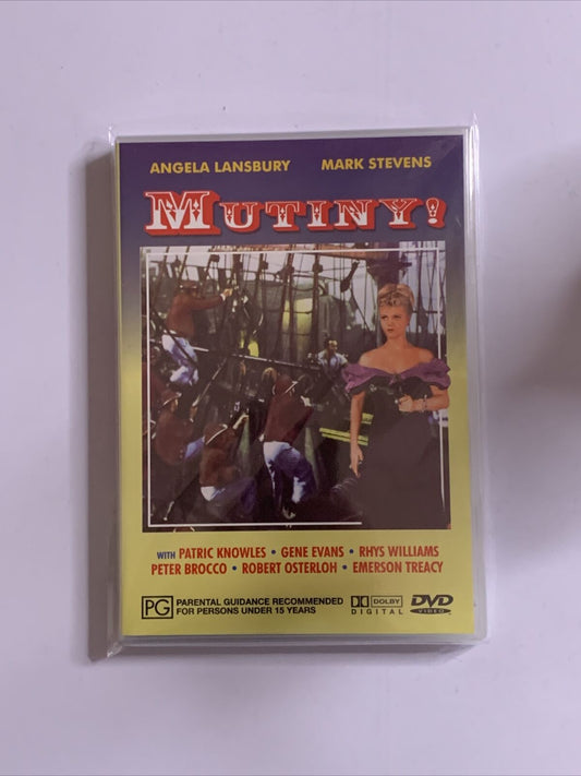 Mutiny! (DVD, 1952) Mark Stevens, Angela Lansbury. All Regions NEW