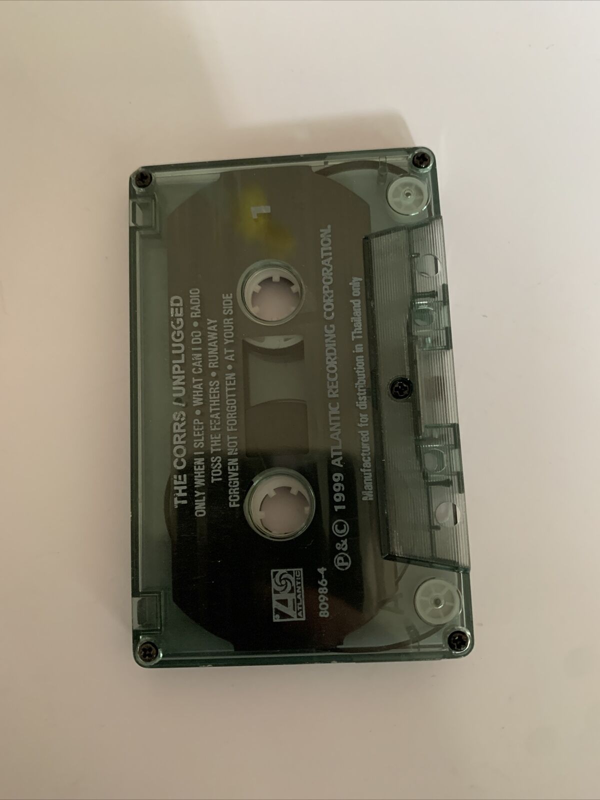 The Corrs Unplugged (Cassette, 1999) 80986-4