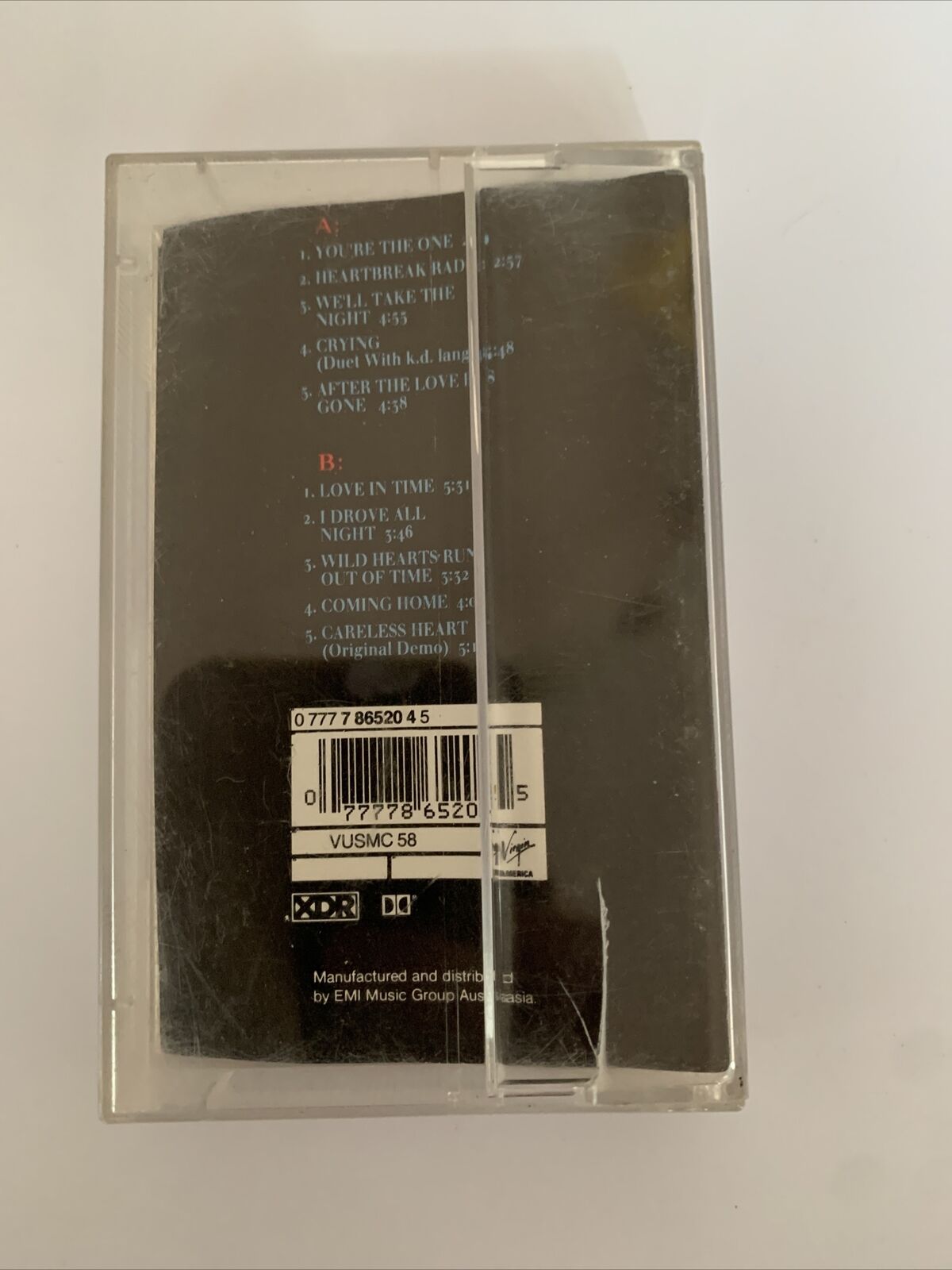 Roy Orbison – King Of Hearts (Cassette, 1992) VUSMC 58