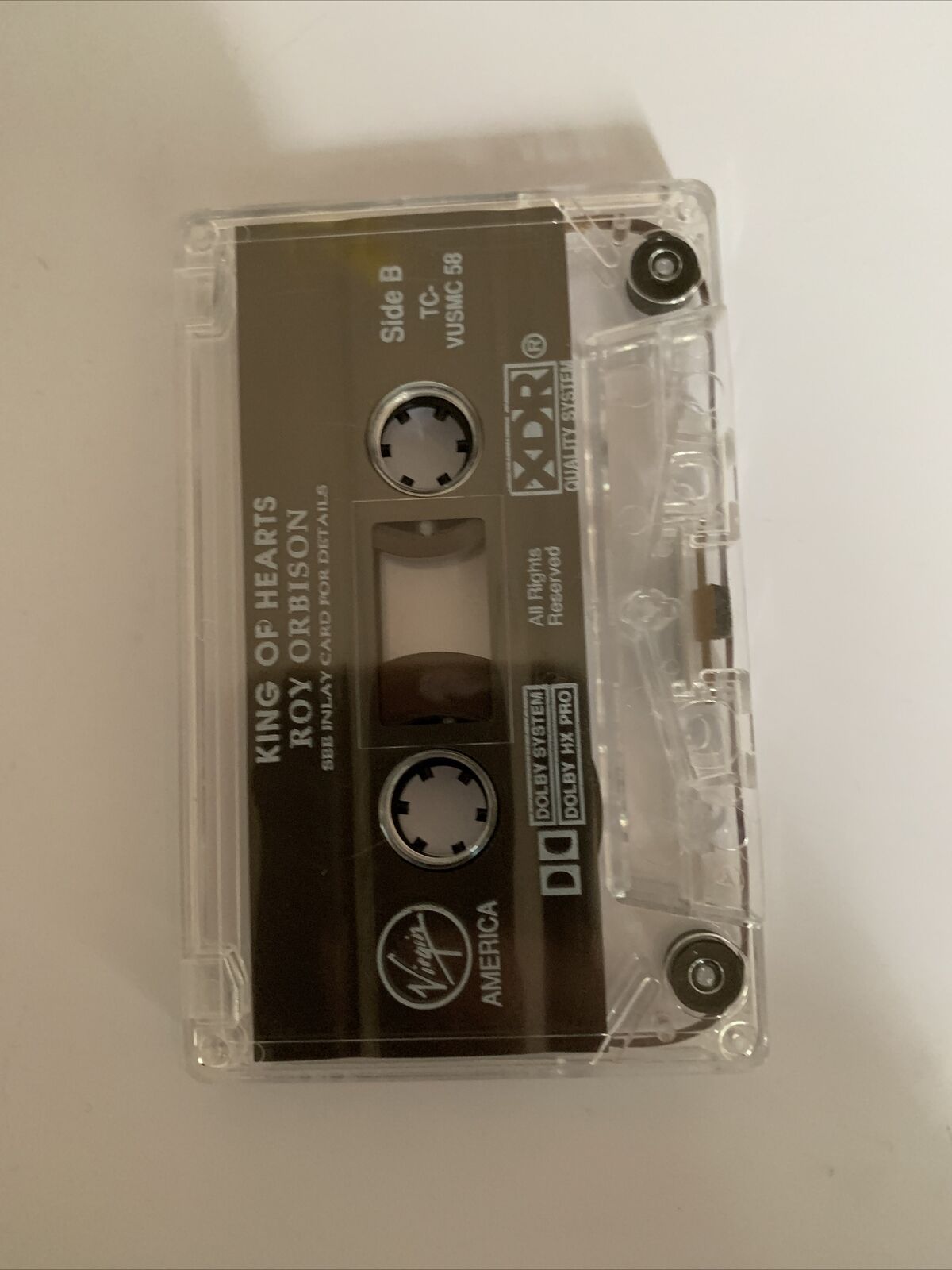 Roy Orbison – King Of Hearts (Cassette, 1992) VUSMC 58