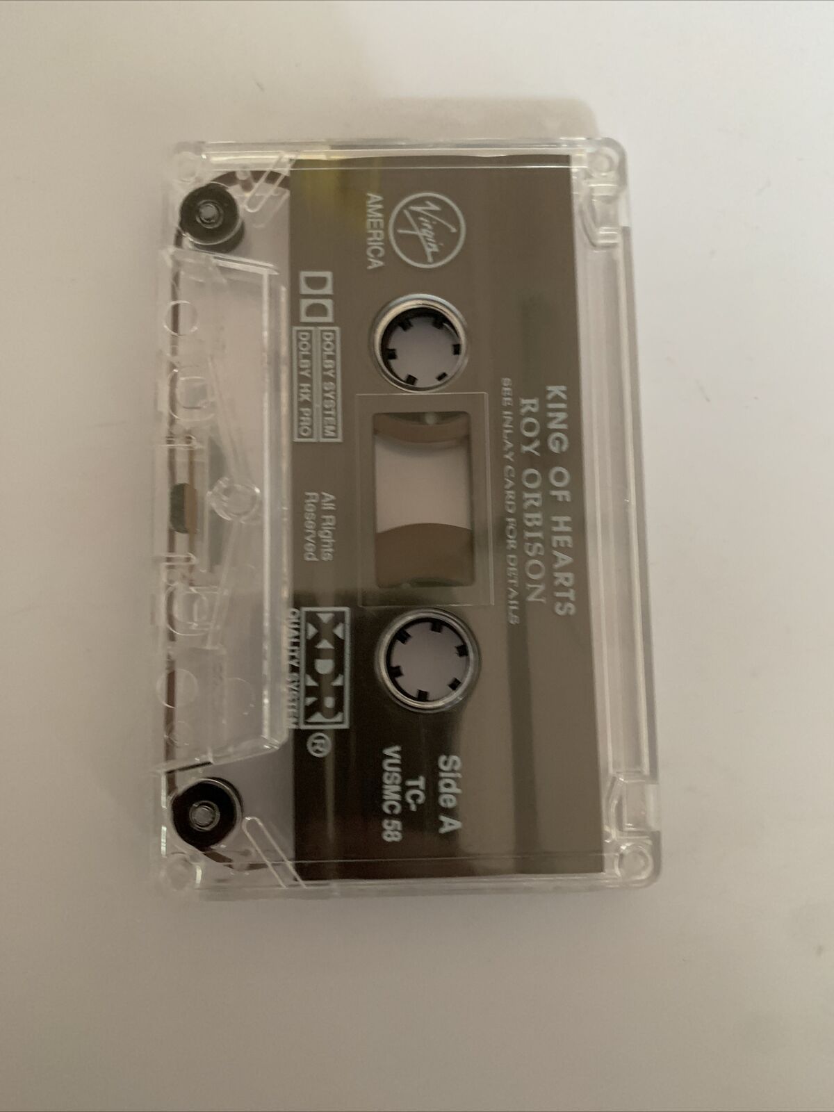 Roy Orbison – King Of Hearts (Cassette, 1992) VUSMC 58