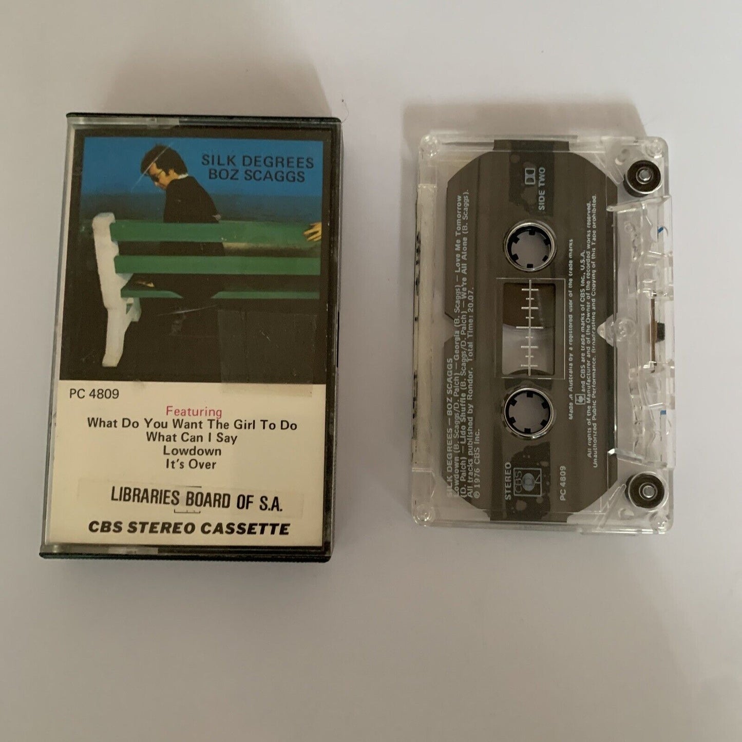 Boz Scaggs – Silk Degrees (Cassette Tape, 1976) PC 4809