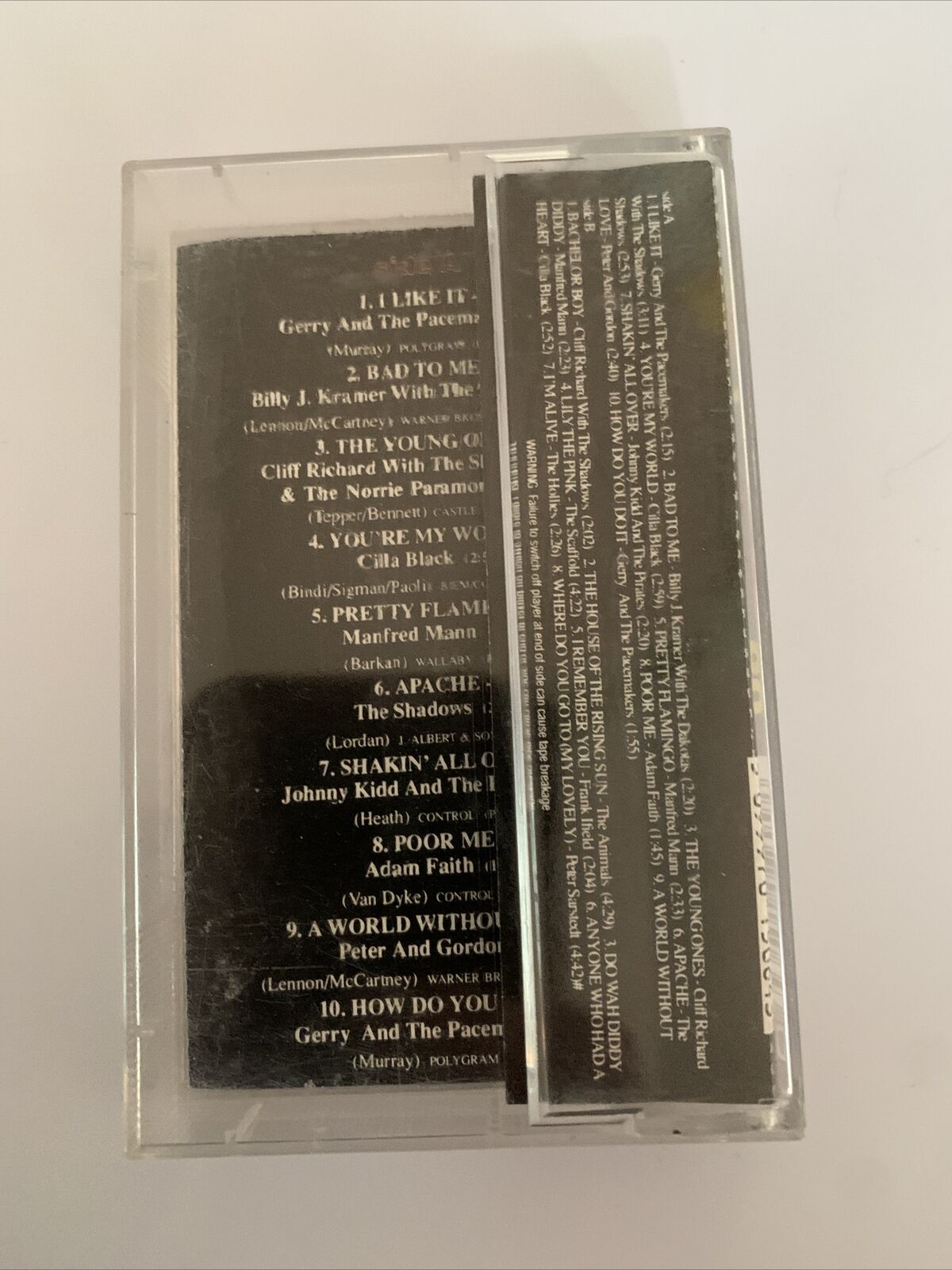 No 1’s Of The 60’s Cassette Tape TCAX 70-506