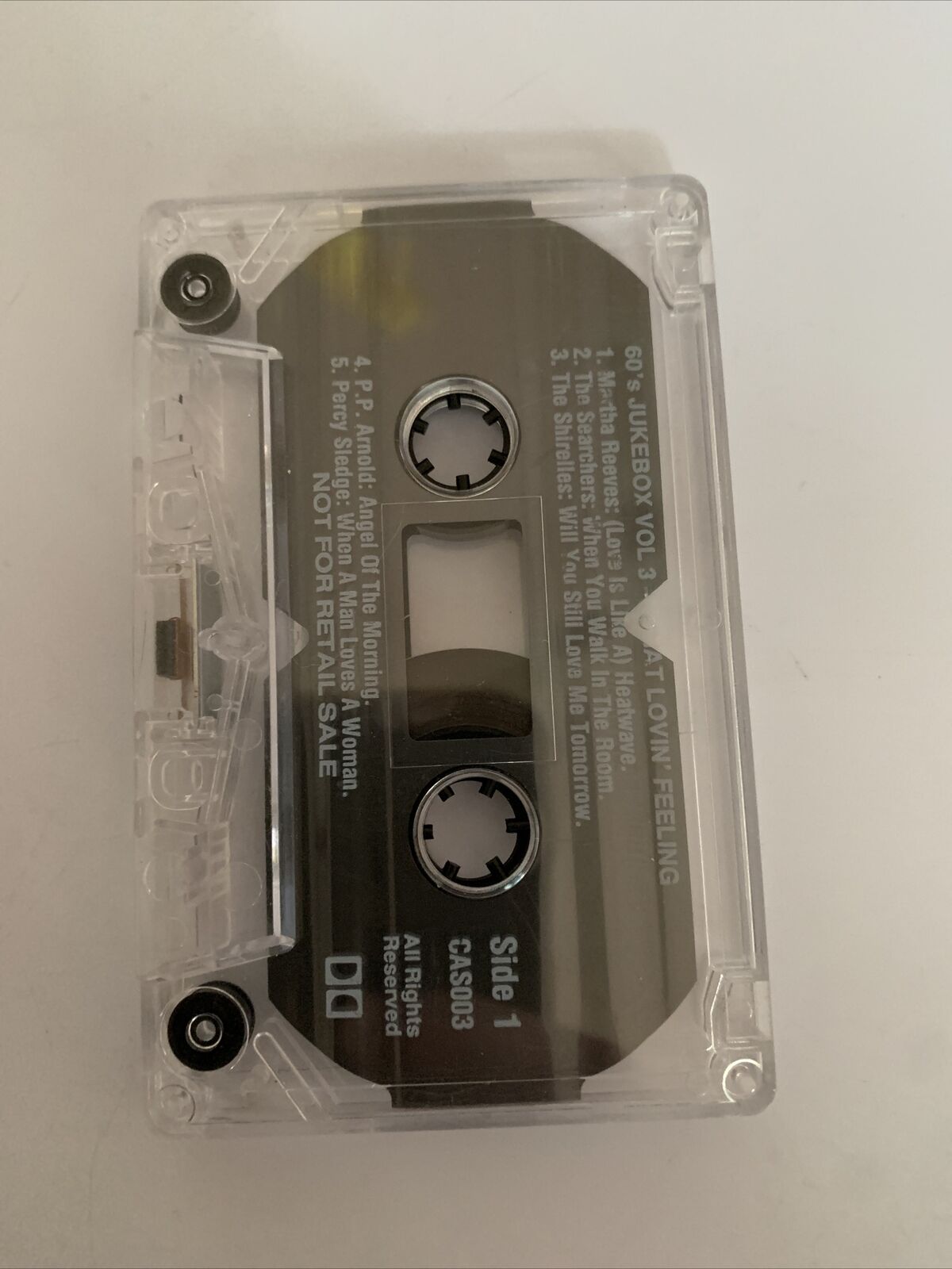 No 1’s Of The 60’s Cassette Tape TCAX 70-506