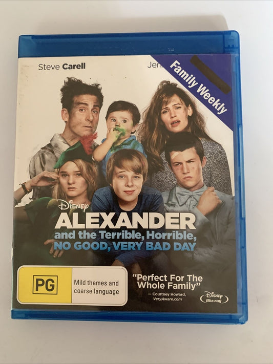 Alexander And The Terrible, Horrible, No Good, Very Bad Day (Blu-ray, 2014)