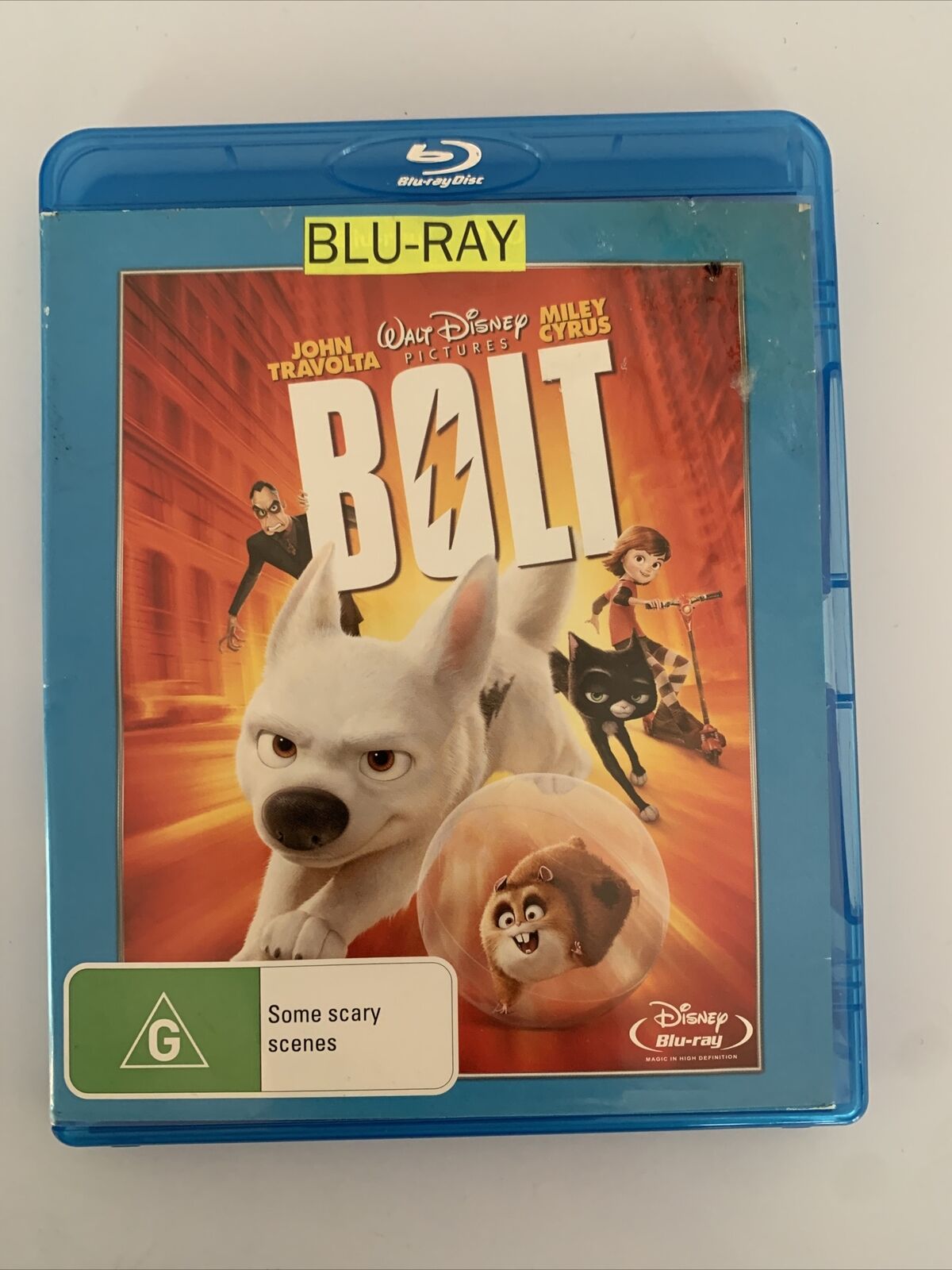 Bolt (Blu-ray, 2008) Disney Animation Film. Region B