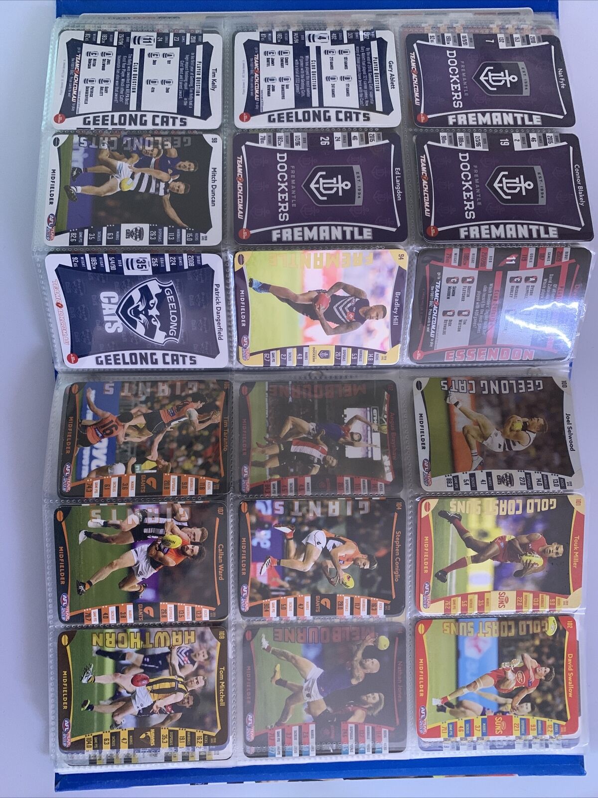 AFL Team 2019 Official AFL Game Cards Collectors Album