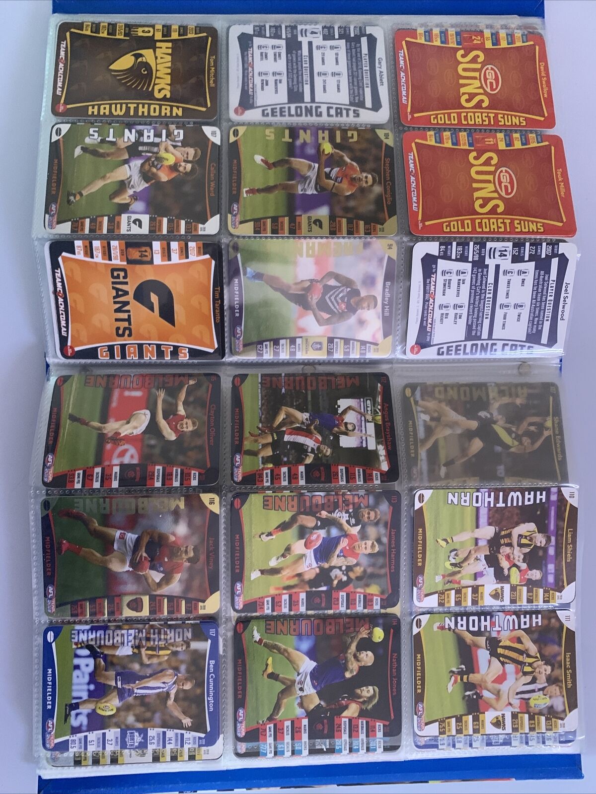 AFL Team 2019 Official AFL Game Cards Collectors Album