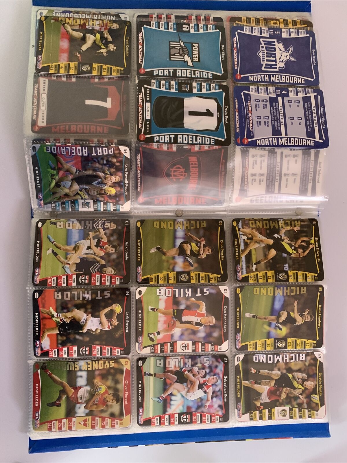 AFL Team 2019 Official AFL Game Cards Collectors Album