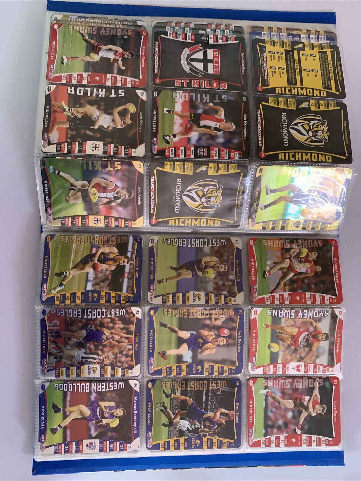 AFL Team 2019 Official AFL Game Cards Collectors Album