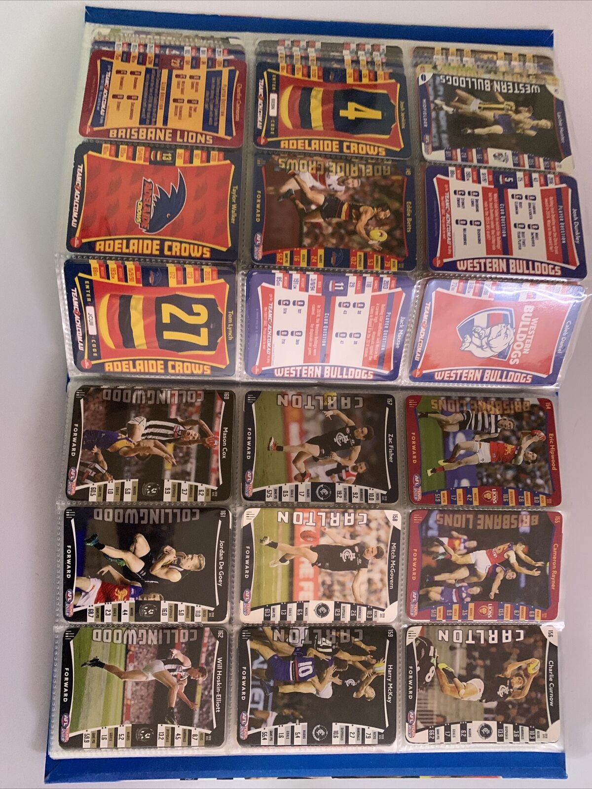 AFL Team 2019 Official AFL Game Cards Collectors Album