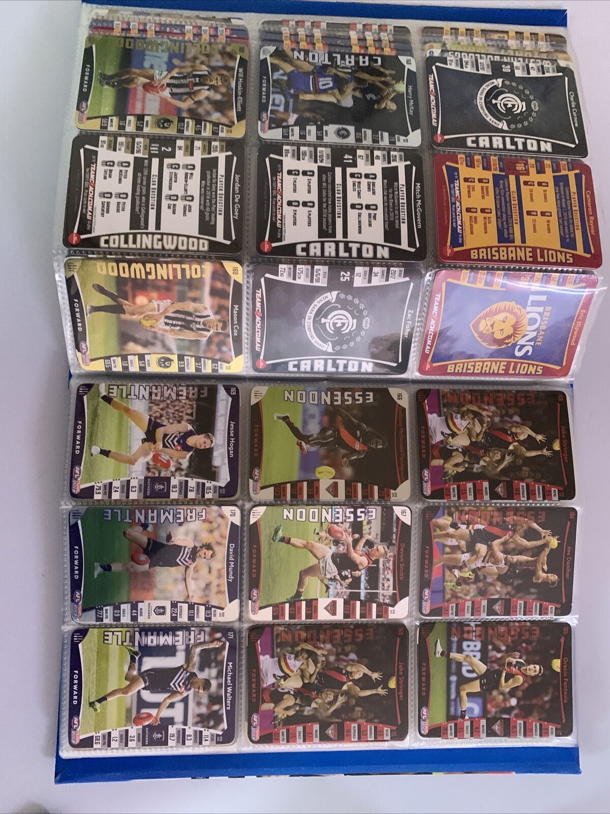 AFL Team 2019 Official AFL Game Cards Collectors Album